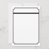 Gay Wedding Double Bow Stropdassen Classic Framed Kaart (Achterkant)