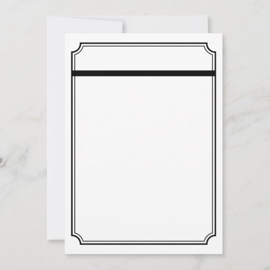 Gay Wedding Double Bow Stropdassen Classic Framed Kaart (Achterkant)