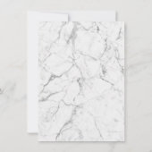 Gay Wedding Double Bow Stropdassen Modern Marble Kaart (Achterkant)