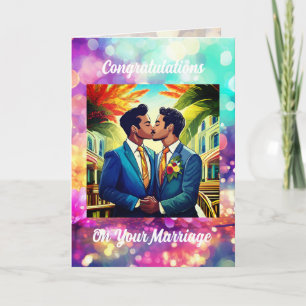 Gay Wedding Gefeliciteerd Kaart