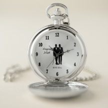 Gay Wedding Grooms met Namen en Datum