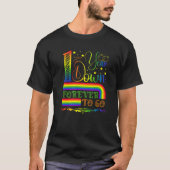 Gay Wedding Jubileum 1 jaar terug naar links om te T-shirt (Voorkant)
