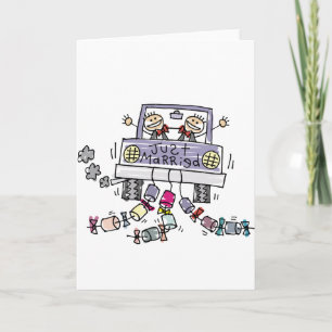 Gay Wedding Just Married Kaart