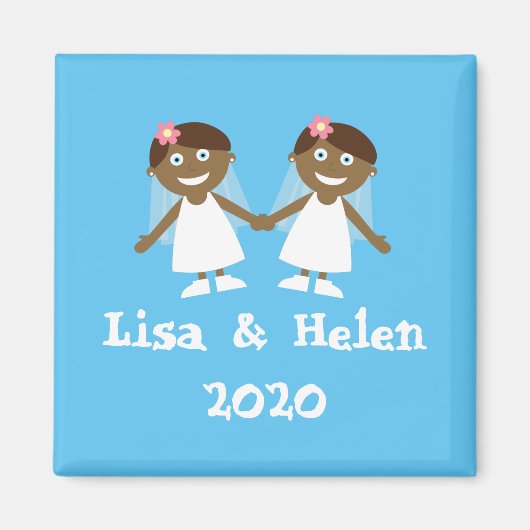 Gay Wedding Magneet (Voorkant)