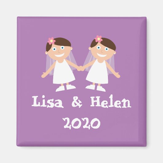 Gay Wedding Magneet (Voorkant)