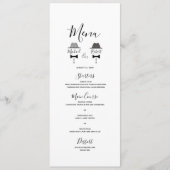 Gay Wedding Menu (Voorkant)