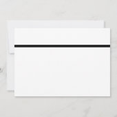 Gay Wedding Minimalist Classic Bow Stropdas Mr. &  Kaart (Achterkant)