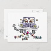 Gay Wedding net getrouwd Aankondigingskaart (Voorkant / Achterkant)