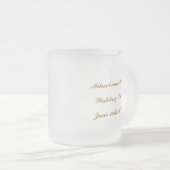 Gay Wedding  Papier Groom Mok van glas (Voorkant rechts)