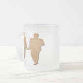 Gay Wedding  Papier Groom Mok van glas (Voorkant links)