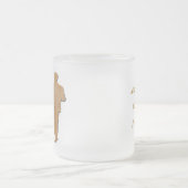 Gay Wedding  Papier Groom Mok van glas (Center)