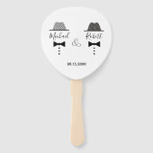 Gay Wedding Programma Handwaaier (Voorkant)