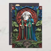 Gay Wedding RSVP Kaart (Voorkant / Achterkant)