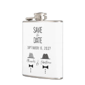 Gay Wedding Save the Date Heupfles (Links)