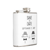 Gay Wedding Save the Date Heupfles (Rechts)