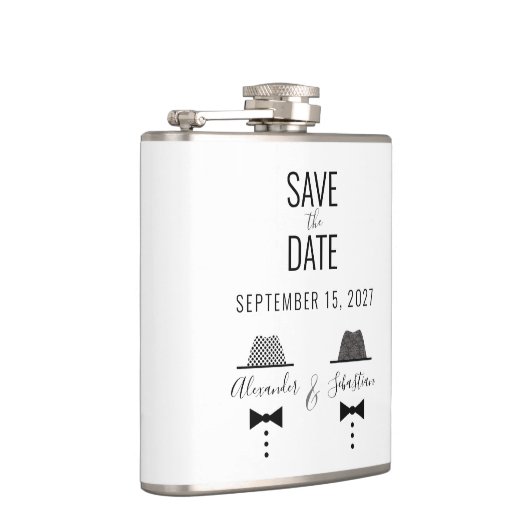 Gay Wedding Save the Date Heupfles (Rechts)