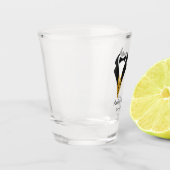 Gay Wedding Shot Glass met Matching Tuxedos Shot Glas (Links)