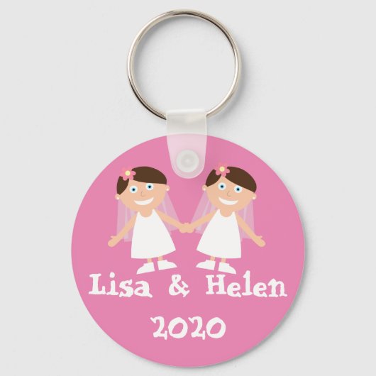Gay Wedding Sleutelhanger (Voorkant)