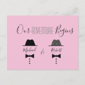 Gay Wedding sparen de Datum Uitnodiging (Voorkant)