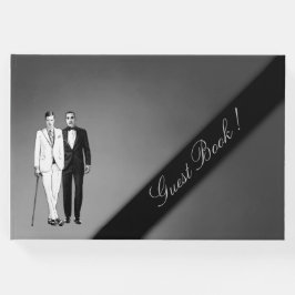 Gay Wedding Sultry Silver Guest Book Gastenboek