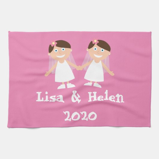 Gay Wedding Theedoek (Horizontaal)