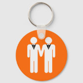 GAY WEDDING TOPPER SLEUTELHANGER (Voorkant)
