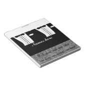 Gay Wedding Tuxedo Snoep Bar Wrapper Party Favor Notitieblok (Schuin)