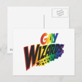 Gay Wizards Briefkaart (Voorkant / Achterkant)