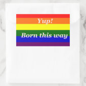 GAY-YUP BORN DEZE MANIER - STICKER (Tas)