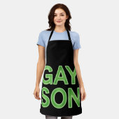 Gay Zoon Grappig LGBTQ Trots Schort (Gedragen)