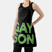 Gay Zoon Grappig LGBTQ Trots Schort (Insitu)