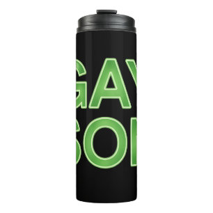 Gay Zoon Grappig LGBTQ Trots Thermosbeker