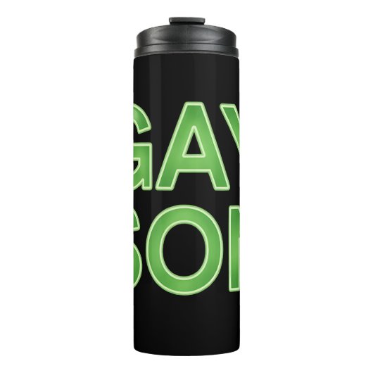 Gay Zoon Grappig LGBTQ Trots Thermosbeker (Voorkant)