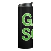 Gay Zoon Grappig LGBTQ Trots Thermosbeker (Gedraaid links)