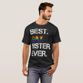 Gay zuster LGBTQ Lesbisch zuster Gift T-shirt (Voorkant volledig)