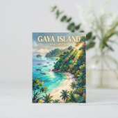 Gaya-eiland Maleisië Briefkaart (Staand voorkant)