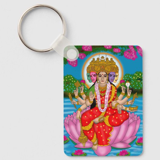 Gayatri Godin Sleutelhanger (Voorkant)
