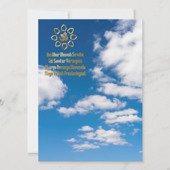 Gayatri mantra (Voorkant)