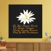 Gayatri mantra canvas afdruk (Insitu (Woonkamer))