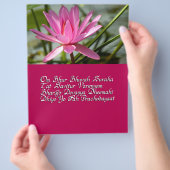 Gayatri mantra flyer (Hand)