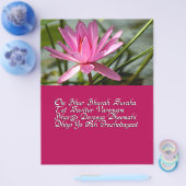 Gayatri mantra flyer (Enkel)