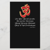Gayatri mantra flyer (Voorkant)