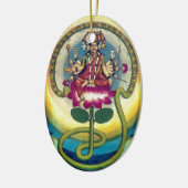 Gayatri Mantra (godin) Keramisch Ornament (Links)