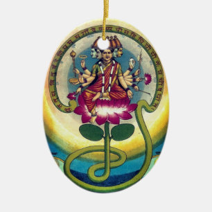 Gayatri Mantra (godin) Keramisch Ornament