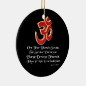 Gayatri mantra keramisch ornament (Rechts)