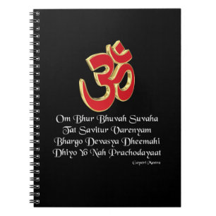 Gayatri mantra notitieboek