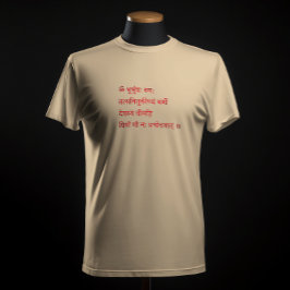 Gayatri Mantra "Om Bhur Bhuva Swah" T-shirt