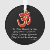 Gayatri mantra ornament (achterkant)