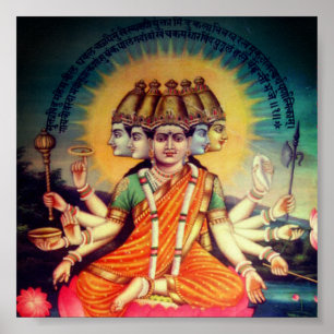 Gayatri Mantra (personificatie) Poster