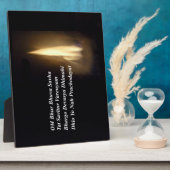 Gayatri Mantra Prayer Om Bur Bhuvah, Plaque Fotoplaat (Zijkant)